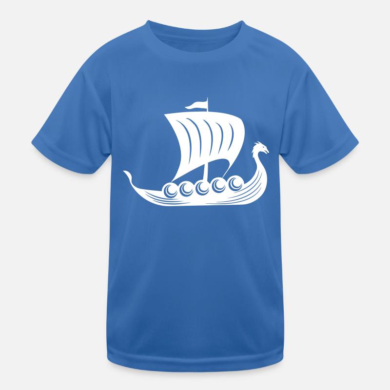 Wikingerboot Kinder Funktions-T-Shirt