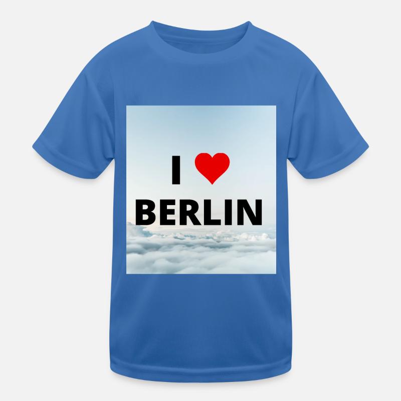 ICH LIEBE BERLIN Kinder Funktions-T-Shirt
