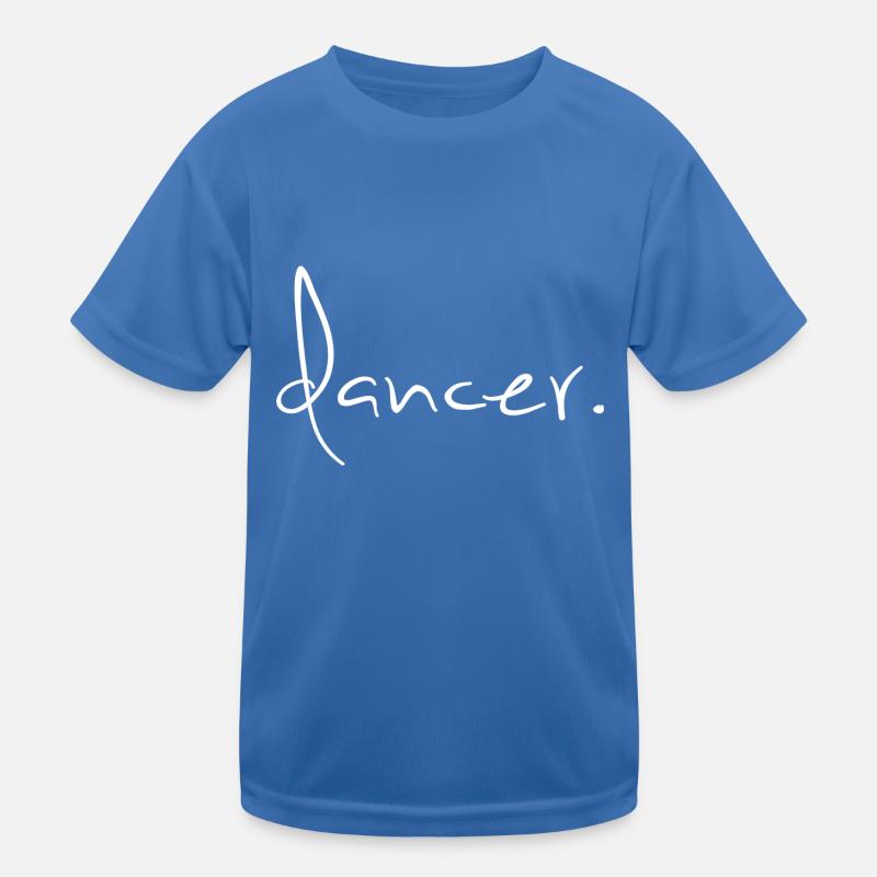 Dancer Dancer Dancing Lettering Kids Functional T-Shirt