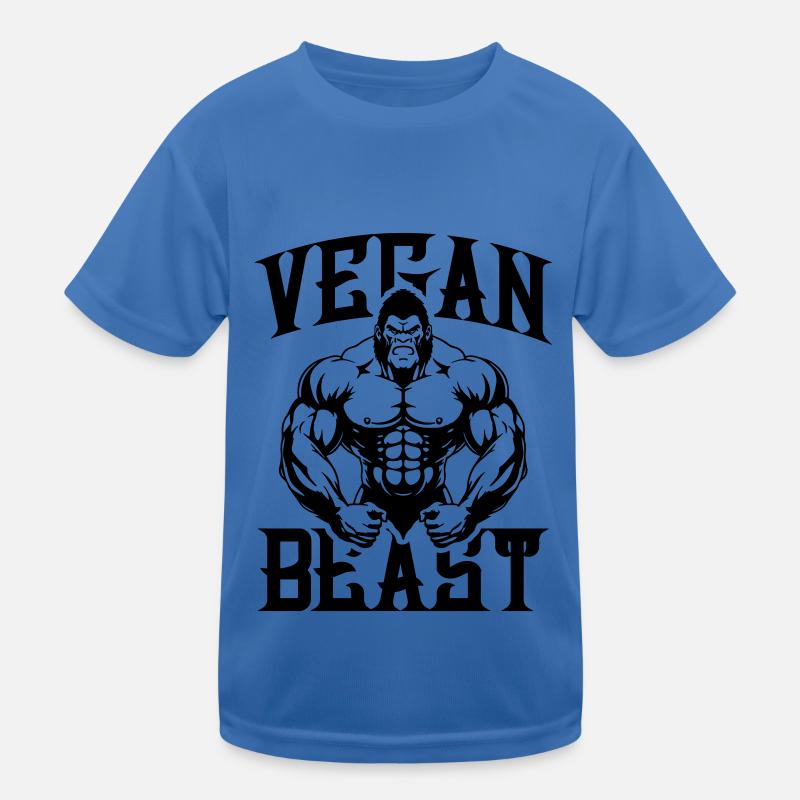 Gorilla Vegan Beast Kinder Funktions-T-Shirt