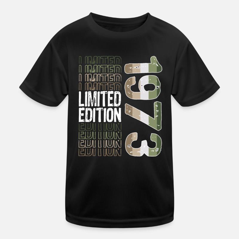 Edition limitée depuis 1973 Anniversaire Millésime 1973 T-shirt sport Enfant