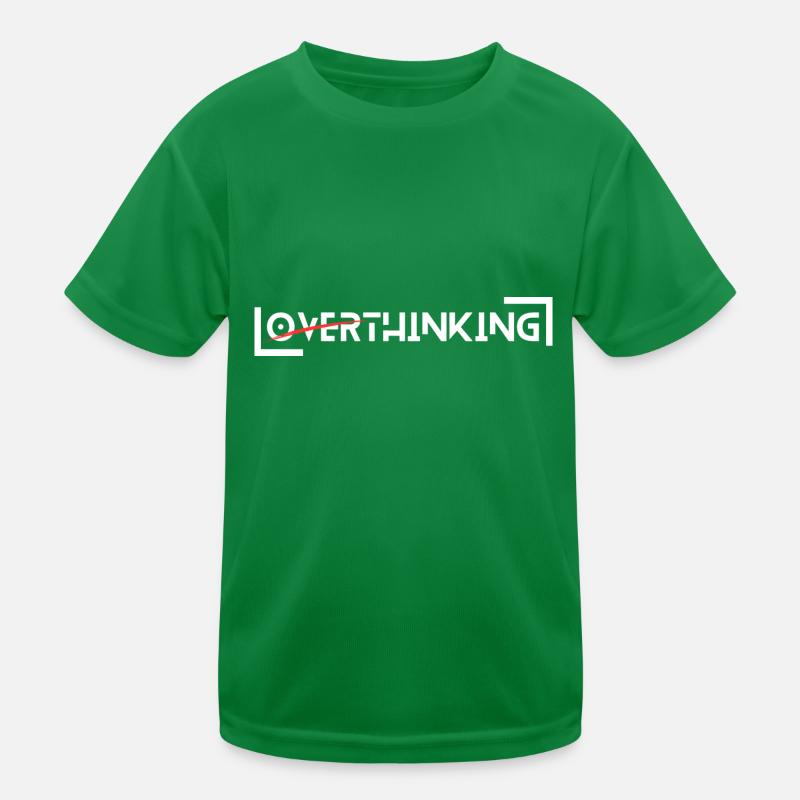 Overthinking Kinder Funktions-T-Shirt