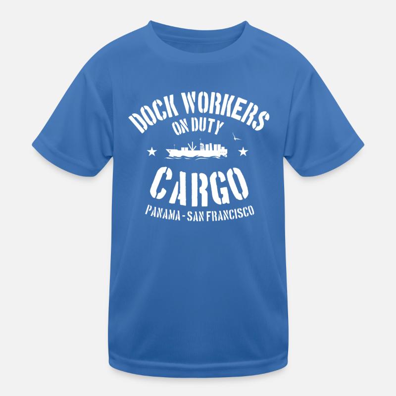 Dock workers on duty T-shirt sport Enfant