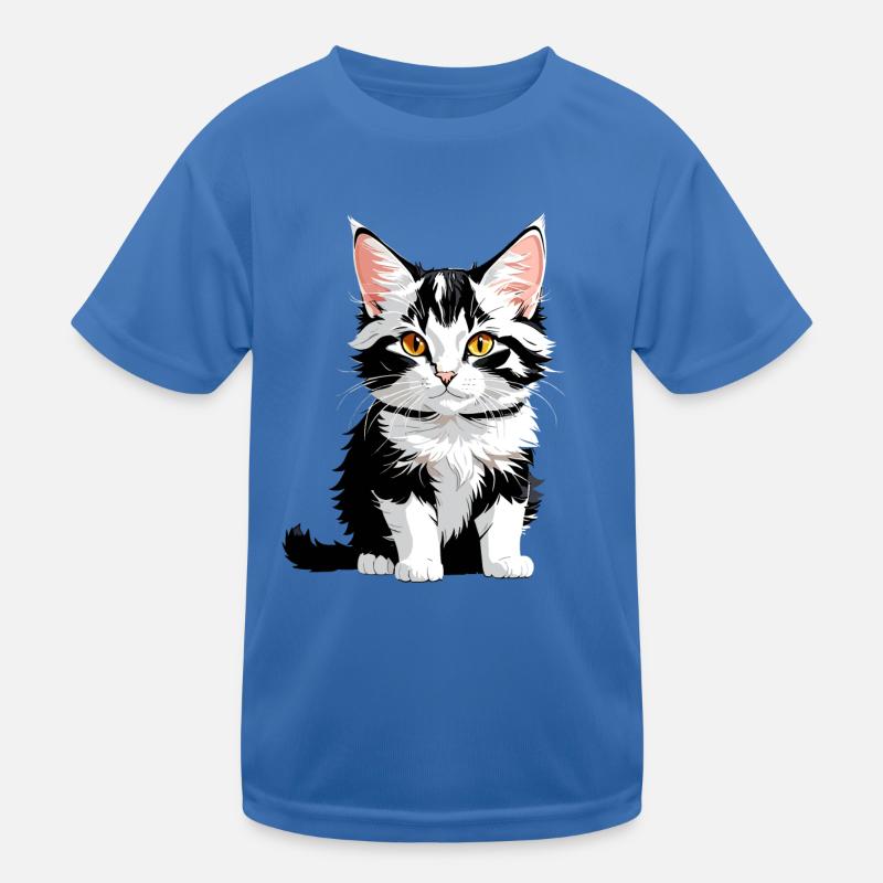 Cute kitten Kids Functional T-Shirt