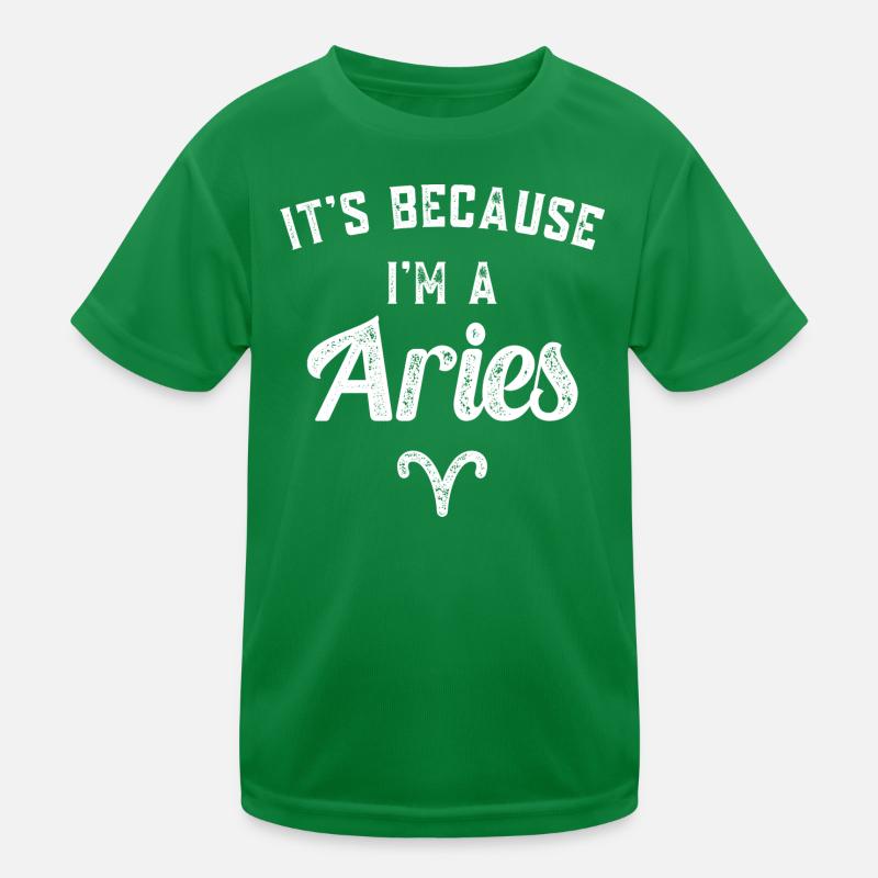 Sternzeichen Widder Kinder Funktions-T-Shirt