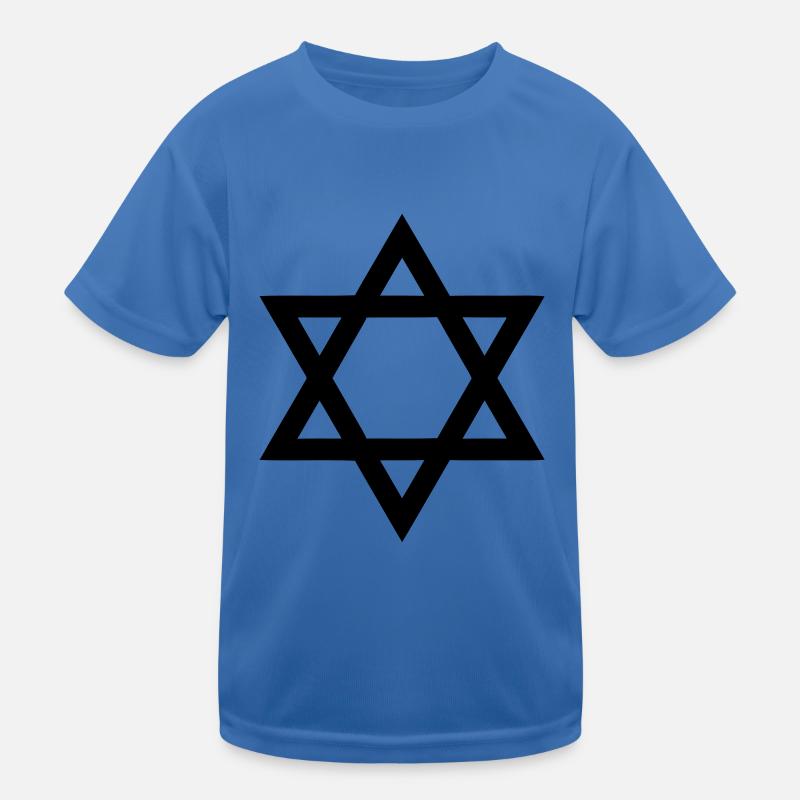 davidstern Kinder Funktions-T-Shirt