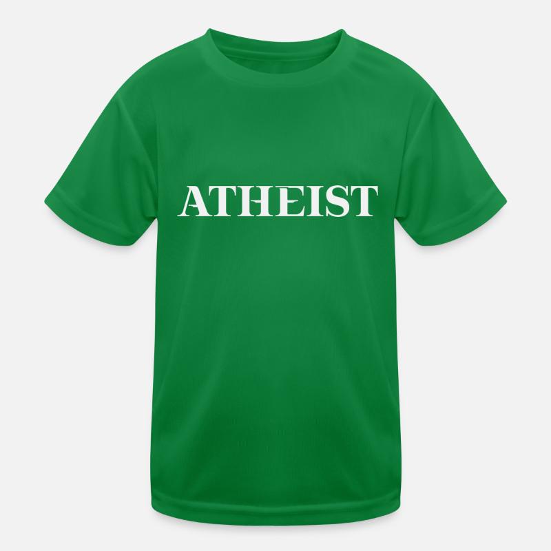 Atheist Geschenkidee Konfessionslos Kinder Funktions-T-Shirt