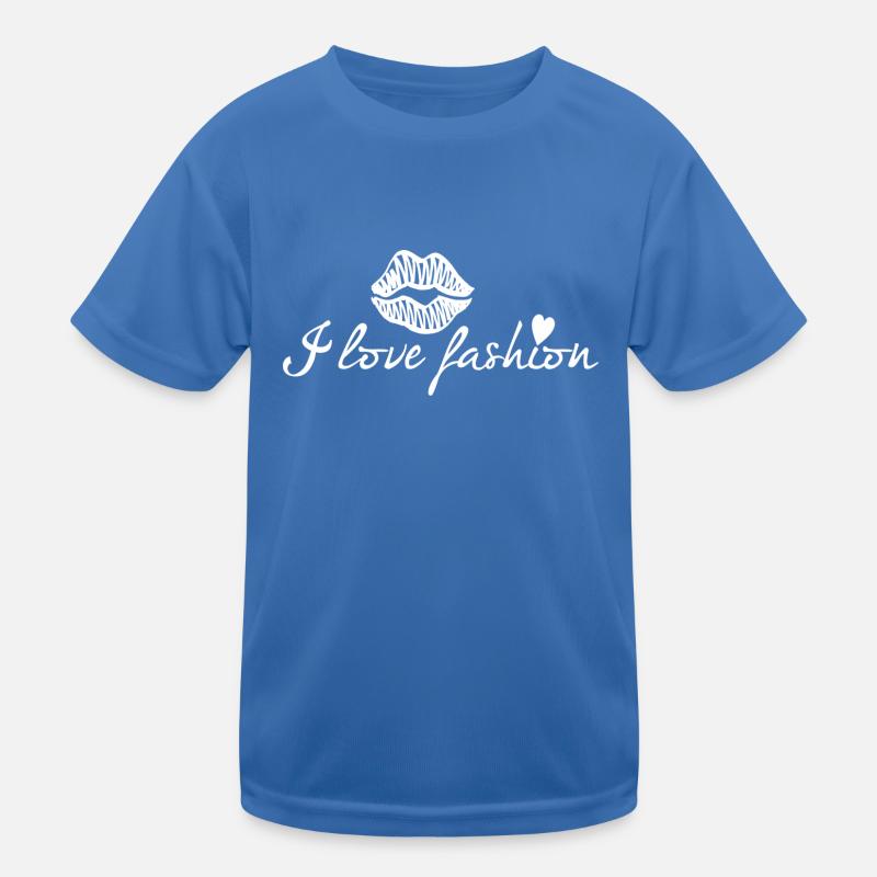 Ich liebe Mode Kinder Funktions-T-Shirt