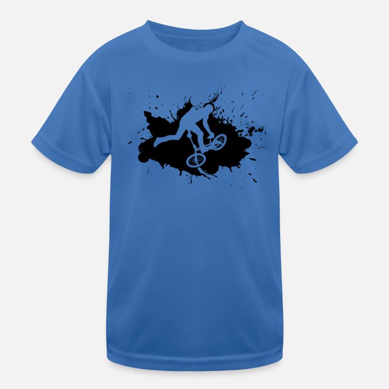 Bikedancer Schwarz Kinder Funktions-T-Shirt