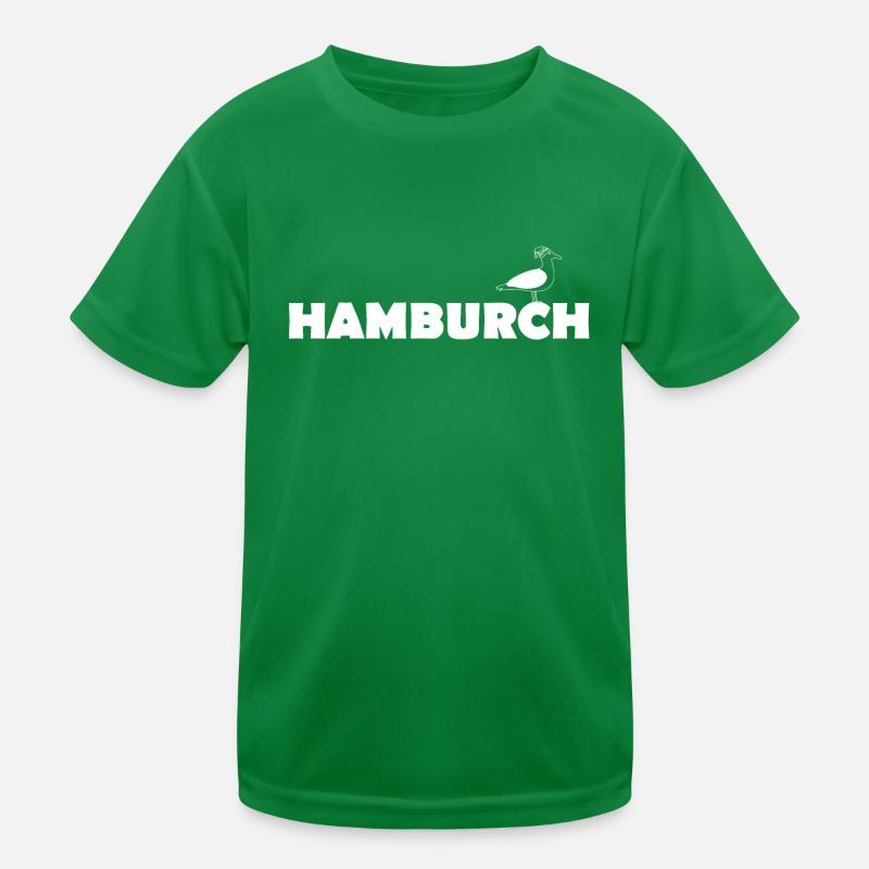 Hamburch Kinder Funktions-T-Shirt