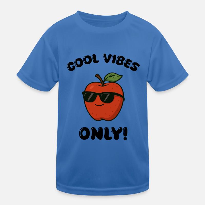 apfel comic Kinder Funktions-T-Shirt