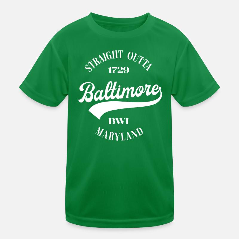 Baltimore Kinder Funktions-T-Shirt