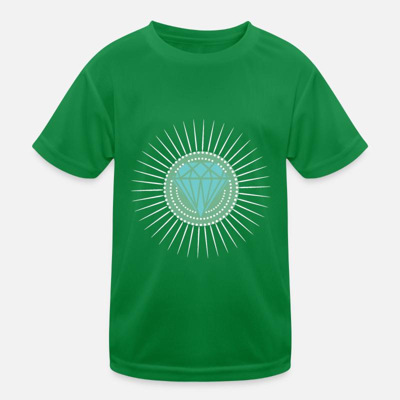 Diamond Diamant Kinder Funktions-T-Shirt