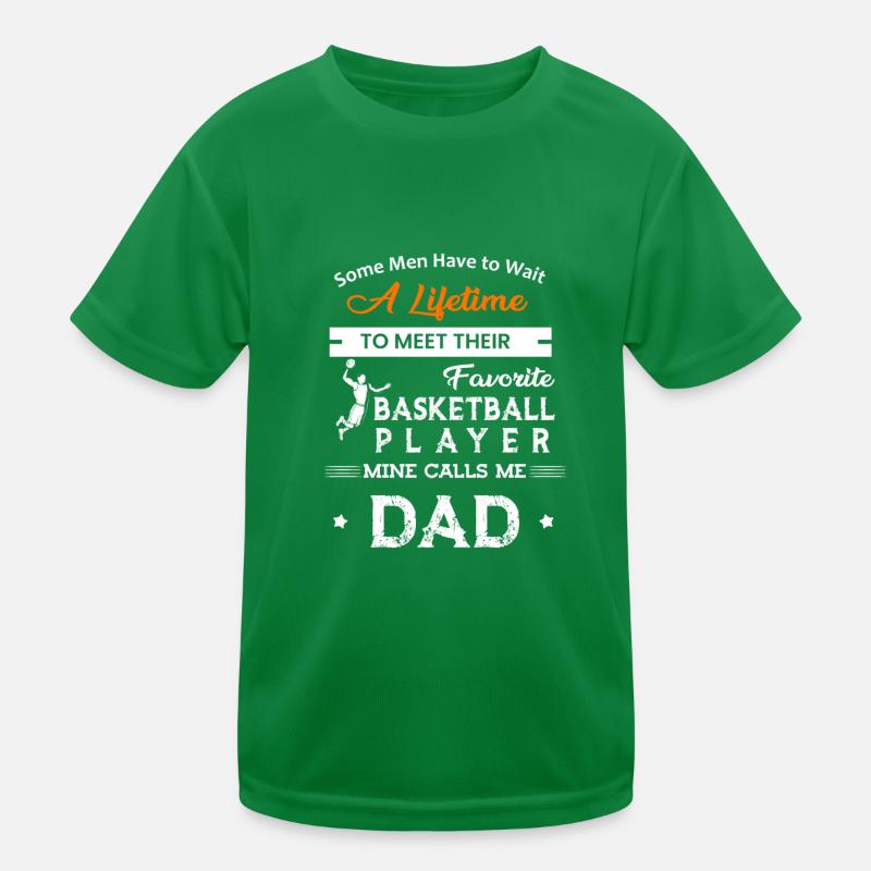Basketball Dad ruft mich an Kinder Funktions-T-Shirt
