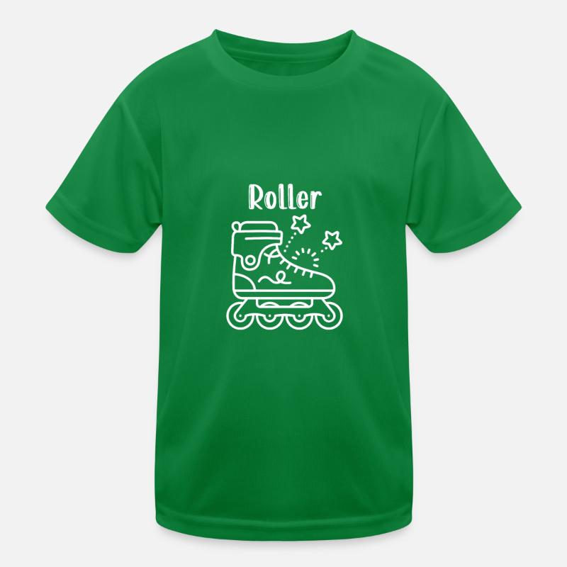 Rollerblades rollers - rollers Kids Functional T-Shirt