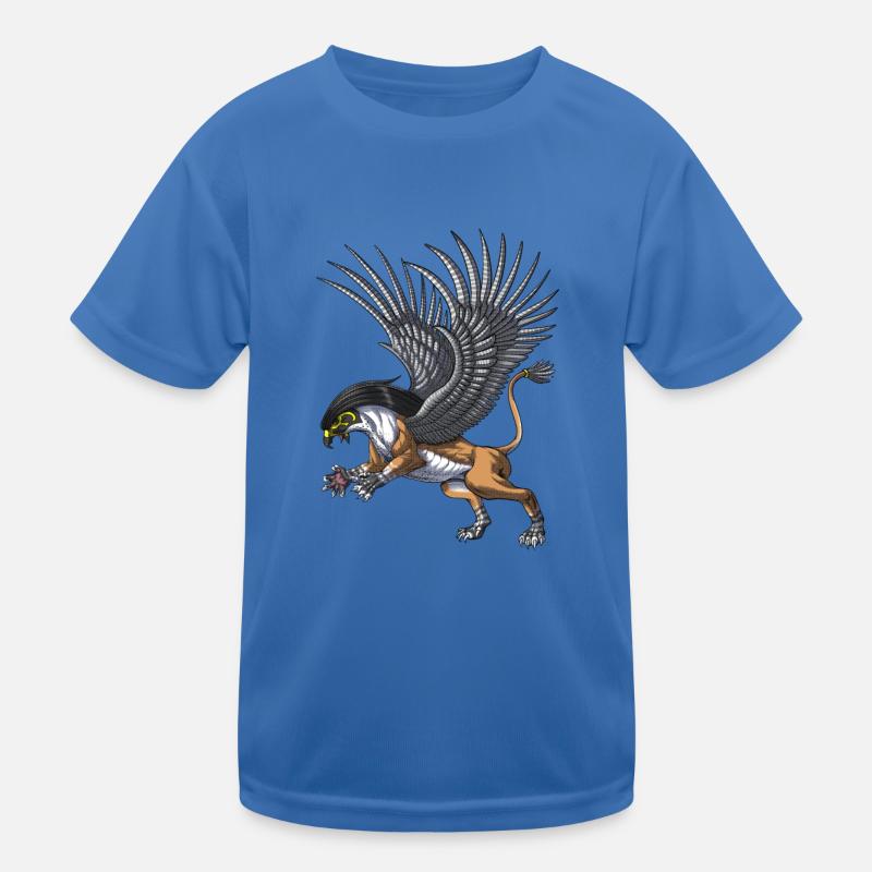 Ancient Egyptian Mythology Deity Hieracosphinx Kids Functional T-Shirt