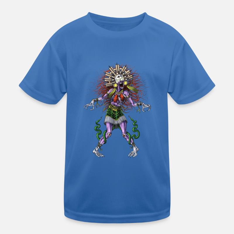 Aztec Mythology Deity Tzitzimitl Kids Functional T-Shirt