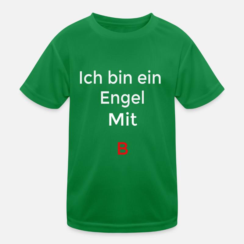 Engel mit B Kinder Funktions-T-Shirt