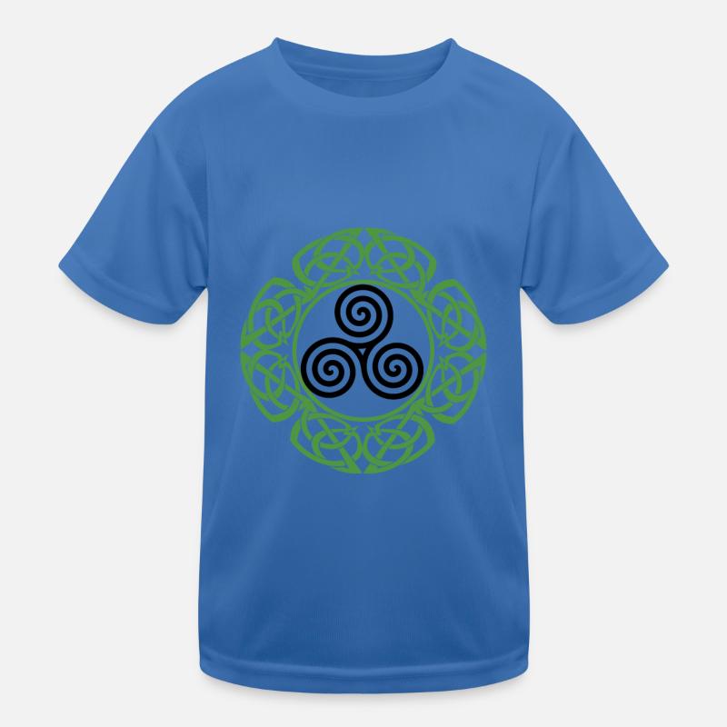 Celtic Ireland Viking Celtic Knot Pattern Tree Kids Functional T-Shirt