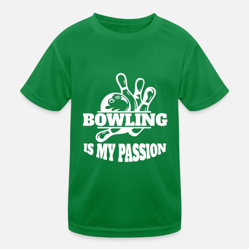 Bowling Bowling Ball Gift Kegel Bowling Bowling Kids Functional T-Shirt