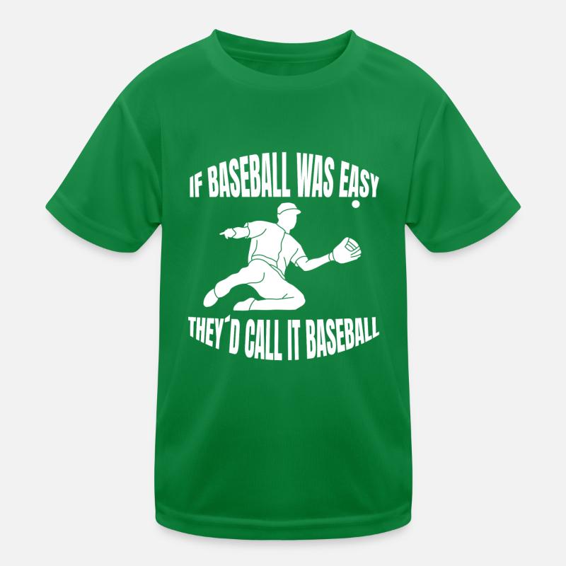 Baseball Baseballspieler Baseballer Baseballteam Kinder Funktions-T-Shirt