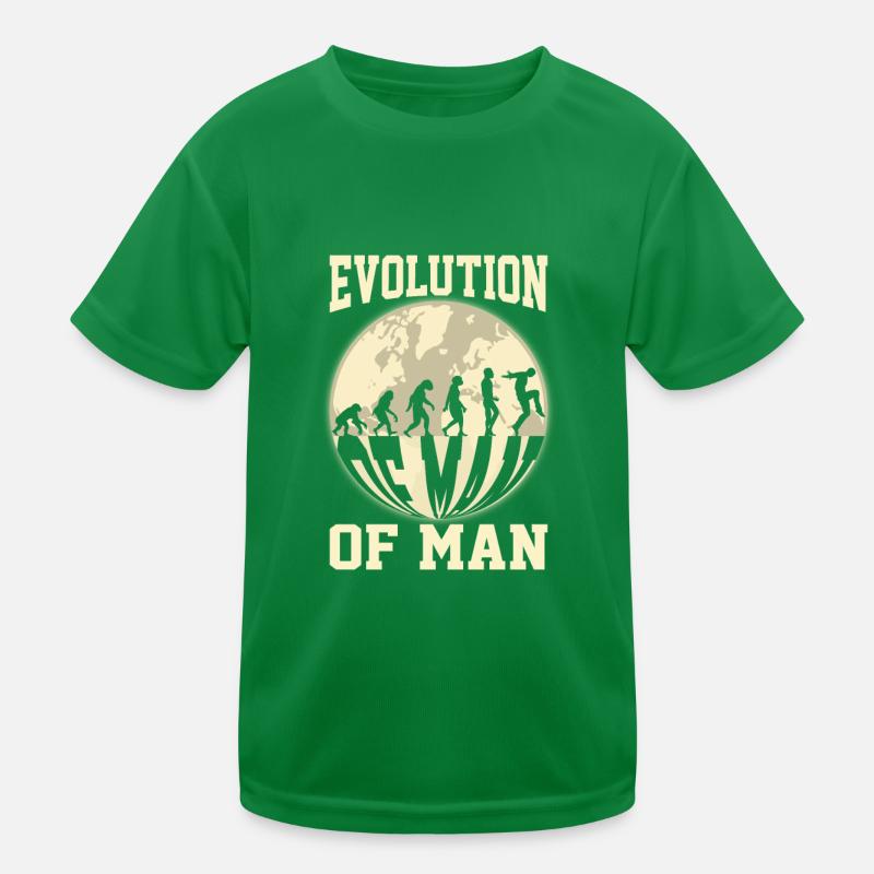 Évolution de l’homme T-shirt sport Enfant