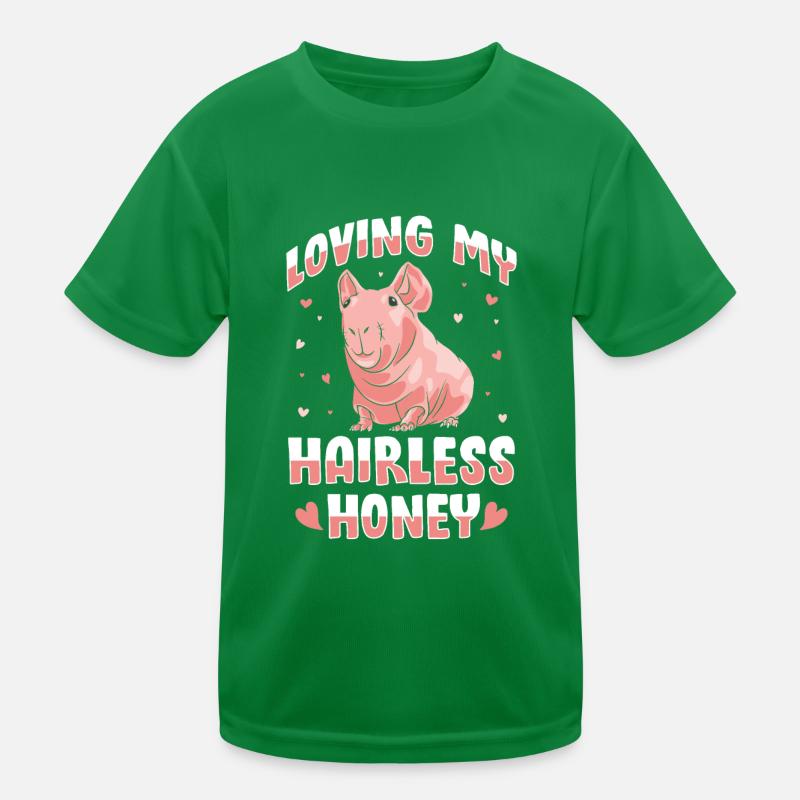 Cochon d’Inde sans poils Cochon maigre T-shirt sport Enfant