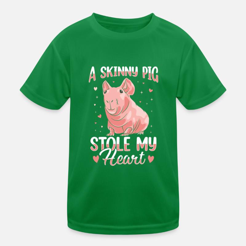Cochon d’Inde sans poils Cochon maigre T-shirt sport Enfant