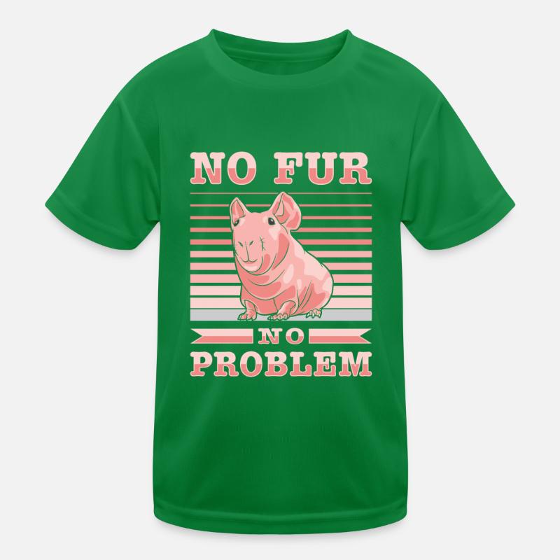 cochon d’Inde sans poils, cochon maigre, T-shirt sport Enfant