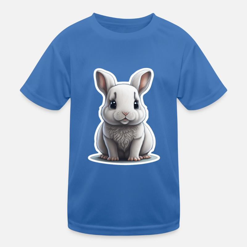 Rabbit Rabbit Bunny Floppy Ear - Kids Functional T-Shirt - royal blue