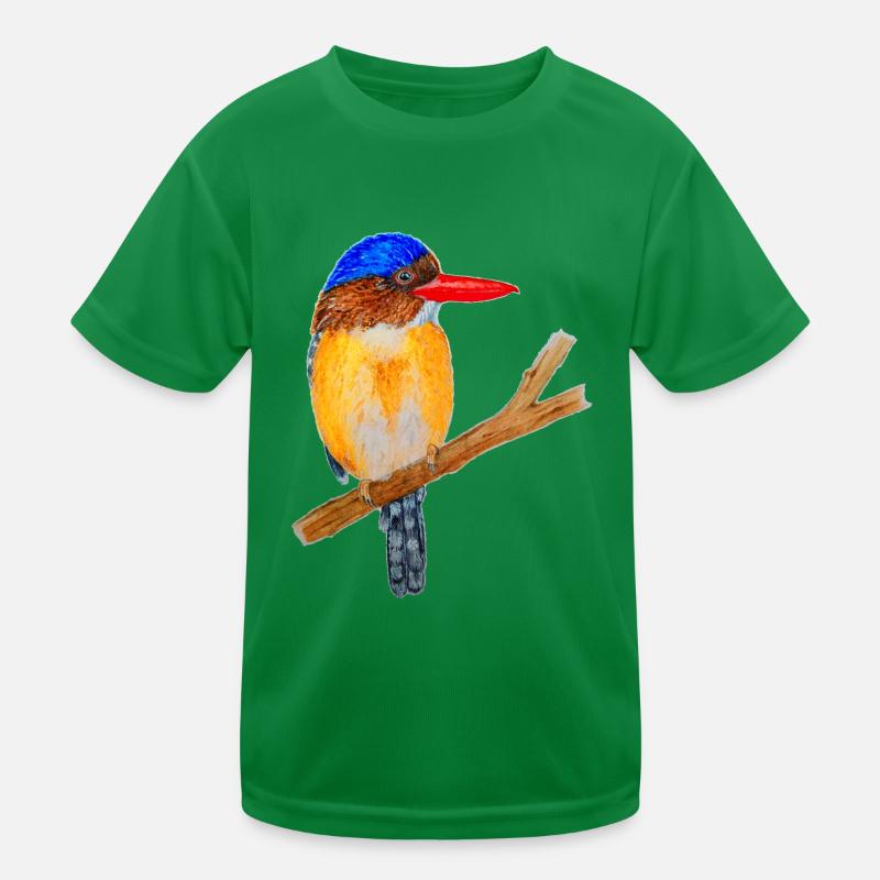 Oiseau coloré T-shirt sport Enfant