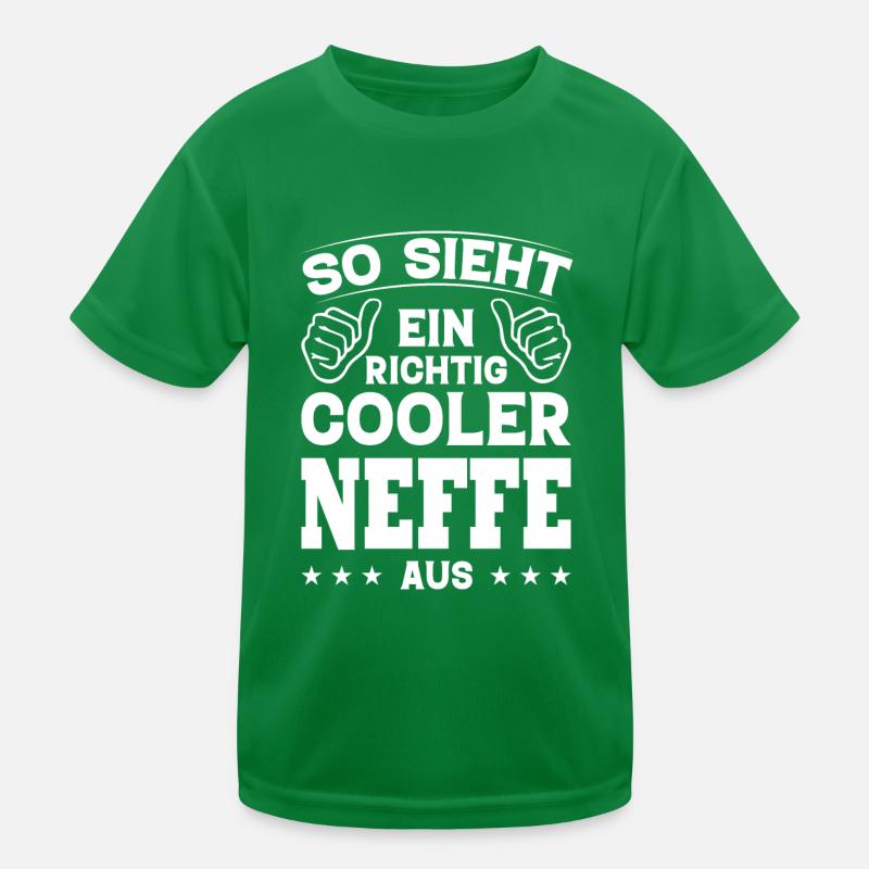 So Sieht Ein Richtig Cooler Neffe Aus Geschenk Fun Kinder Funktions-T-Shirt