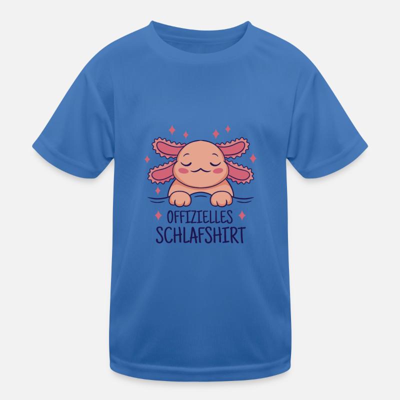 Drôle d’axolotl endormi T-shirt sport Enfant
