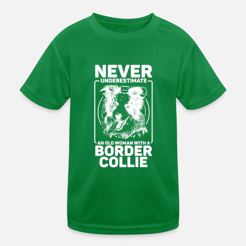Conception unique de border collie pour T-shirt sport Enfant