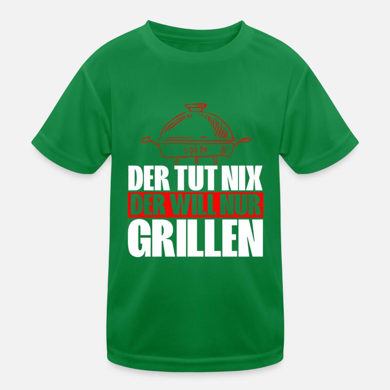 Expand your barbecue game with this Kids Functional T-Shirt