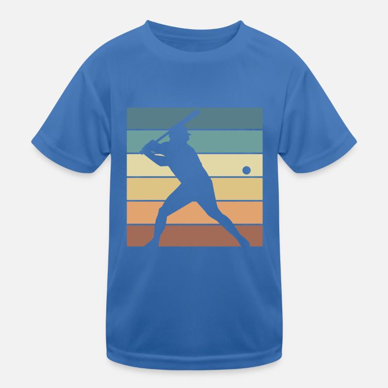 Baseball Retro Evolution Cooler, funnier Kids Functional T-Shirt