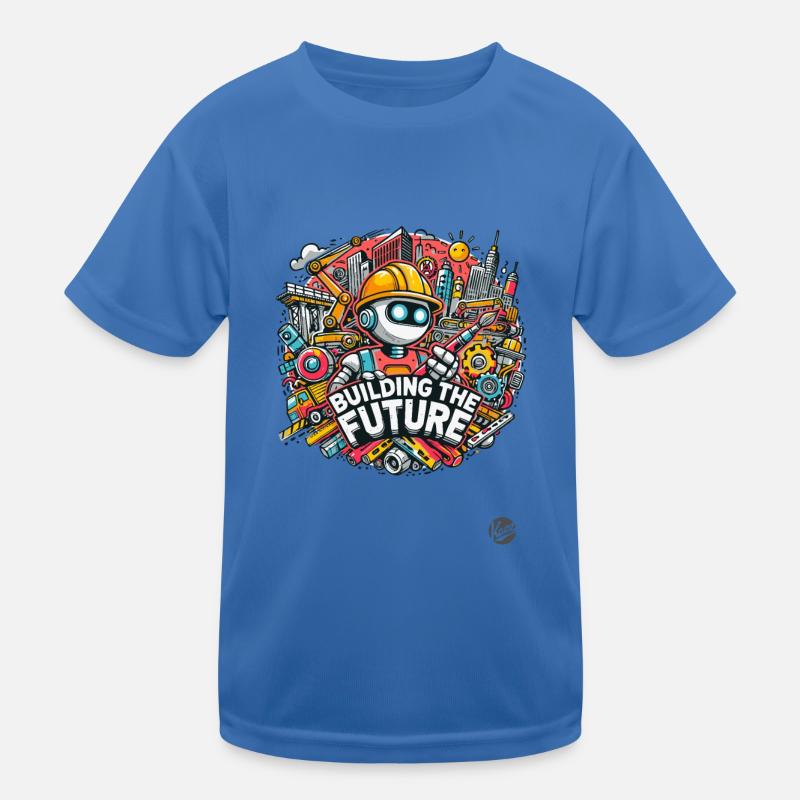 Façonner l’avenir des robots de construction T-shirt sport Enfant