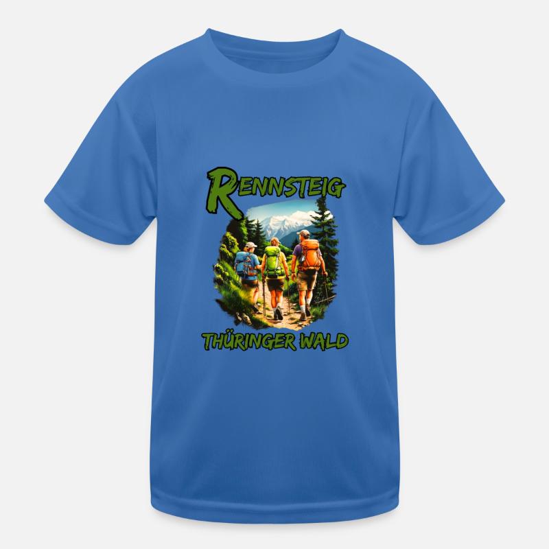 Rennsteig-Forêt de Thuringe-Thuringe T-shirt sport Enfant