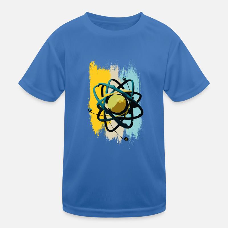 Atomic Nucleus, Physics, Science Kids Functional T-Shirt