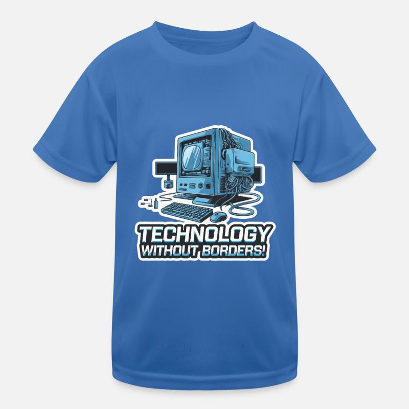 COMPUTER, OHNE GRENZEN Kinder Funktions-T-Shirt