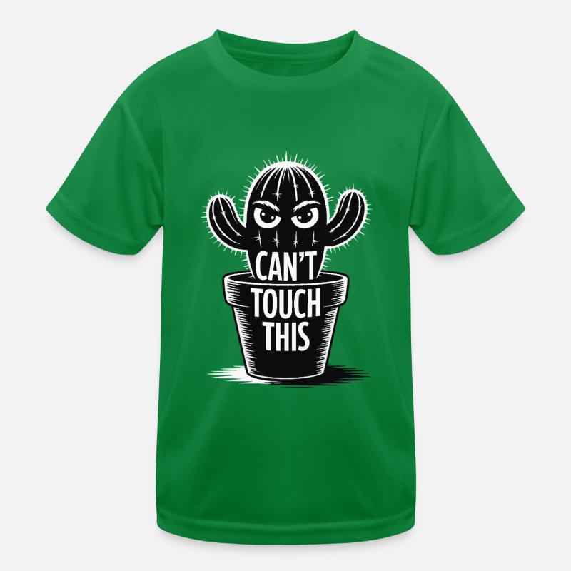 Can’t Touch This - Drôle de cactus avec dicton T-shirt sport Enfant