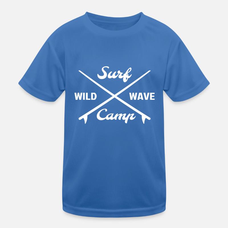 Surfcamp white Kinder Funktions-T-Shirt