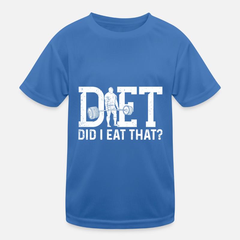 Bodybuilding - Diet (Did I Eat That) Kids Functional T-Shirt