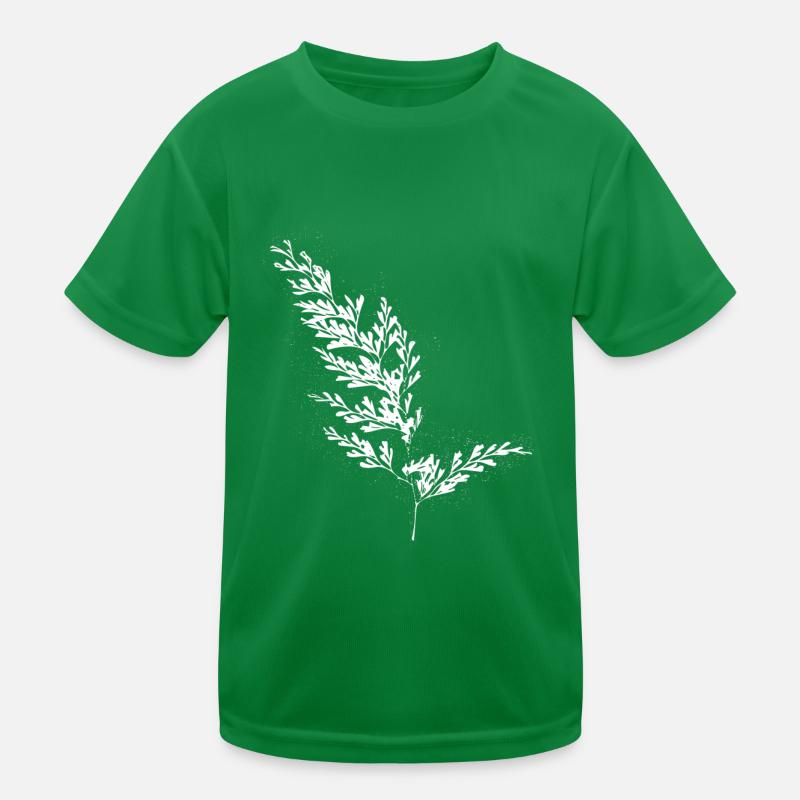 Fern Leaf Kids Functional T-Shirt