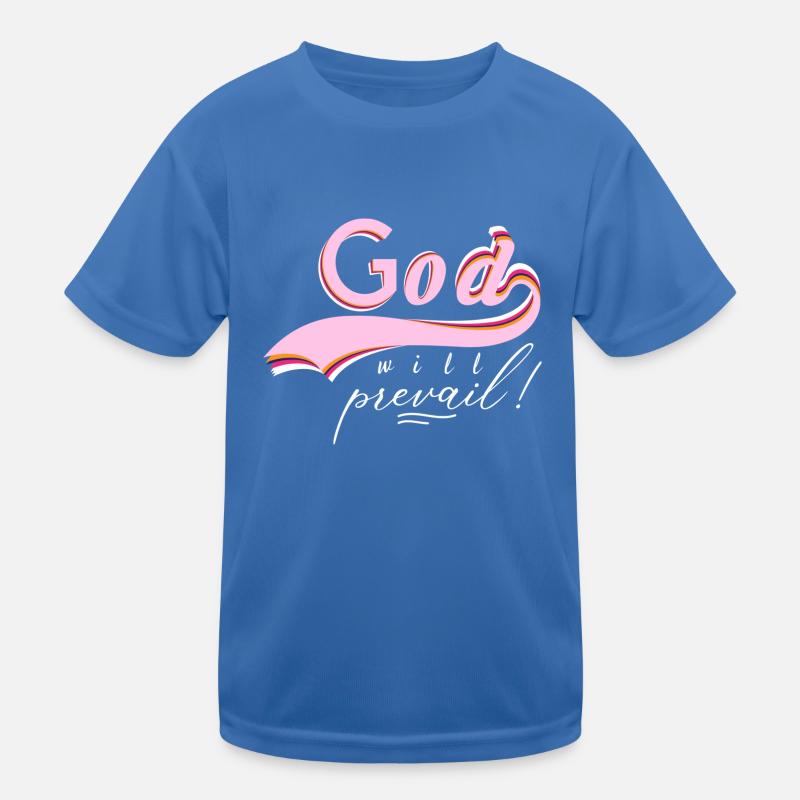 Gott wird siegen Kinder Funktions-T-Shirt