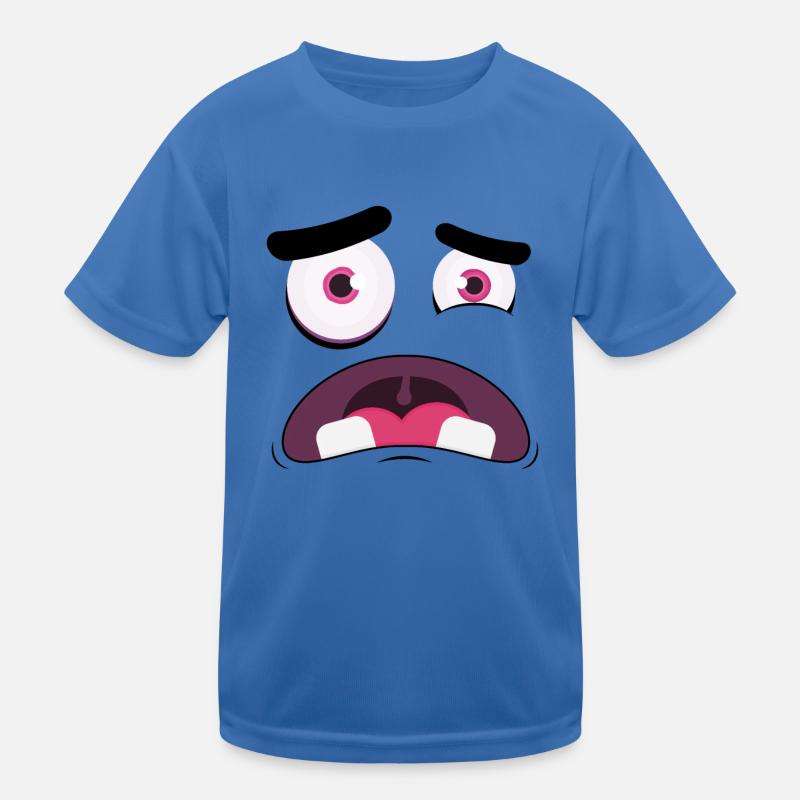Monster Face Kids Functional T-Shirt