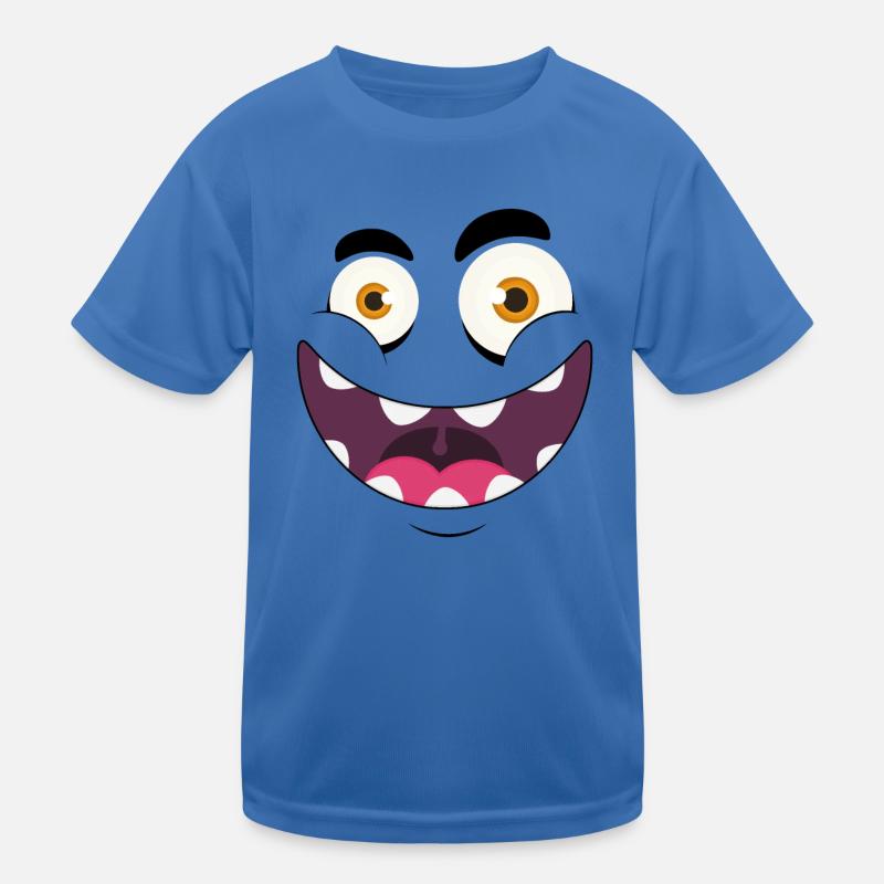 Monster Face Kids Functional T-Shirt