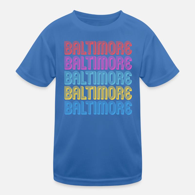 Baltimore Kinder Funktions-T-Shirt