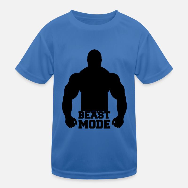 beast_mode Kinder Funktions-T-Shirt