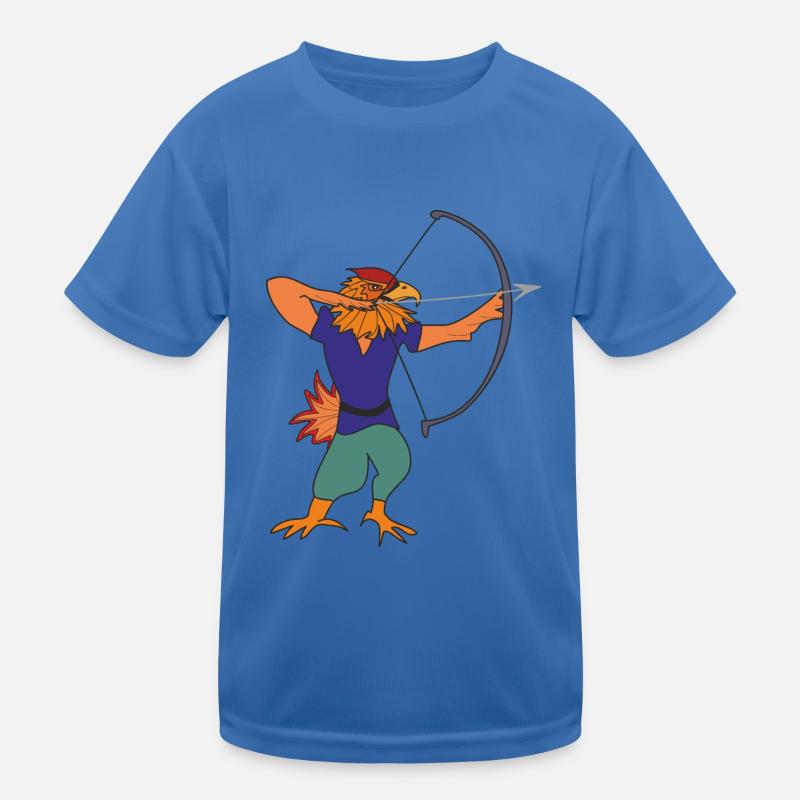 Adler-Bogenschütze Kinder Funktions-T-Shirt